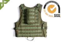 Military Combat Load Bearing Vest Double Sewing Line With Adjustable Waist