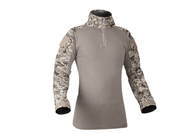 पुरुष सामरिक सैन्य मेंढक कॉम्बैट शर्ट, 100% पॉलिएस्टर कैमो टी शर्ट, कैमो लंबी आस्तीन शर्ट