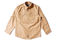 Brown Shirt Long Sleeve Men Woodland T Dry Fit Camo T-shirt