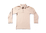 लॉन्ग स्लीव की खाकी मेंढक कॉम्बैट शर्ट, टैक्टिकल टी-शर्ट, कैमो टी शर्ट मेन