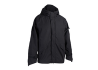 काला रंग सामरिक शीतकालीन जैकेट 65% Ppolyester 35% Softshell जैकेट और पनरोक जैकेट