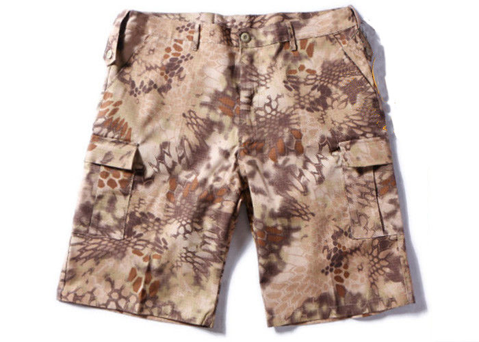 Ripstop Men's Tactical Cargo Pants , Tactical Short Pants Polyester / Cotton Material