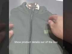 100% पॉलिएस्टर थर्मल मिलिट्री कॉम्बैट यूनिफॉर्म अंडरवियर सेट स्क्वायर ग्रिड शेक ग्रेन